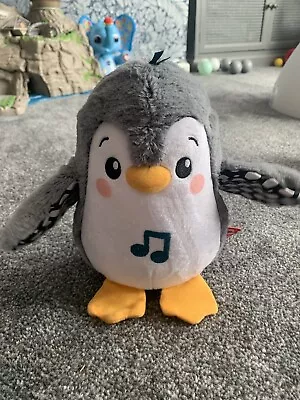Buy Fisher Price Flap And Wobble Penguin Baby Toy Sings Flaps Teddy • 12£