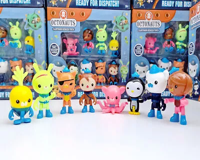 Buy 8Pcs Set The Octonauts Action Figure Doll Toy Barnacles Peso Kwazii Crew Pack • 16.79£
