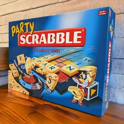 Buy Scrabble Party Game By Mattel It's About Time Age 10+ 2 - 4 Teams Scrabble Game • 10.25£