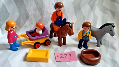 Buy Playmobil 123 Bundle,figures,horses Etc (combined Postage Available) 271 • 4.99£