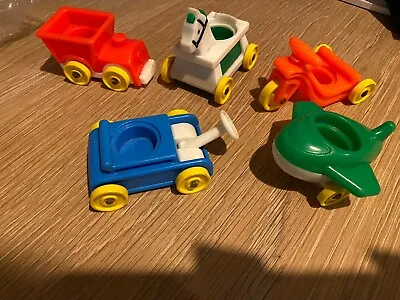 Buy Vintage Fisher Price Little People Vehicles Bundle 1970s Train Plane Horse USA • 2.99£