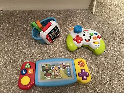 Buy Joblot Fisher Price Toys Game Consoles Controller Smart Watch **Exc Cond** • 10£