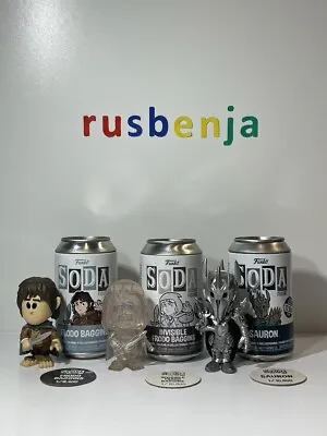 Buy Funko Soda Movies LOTR Lord Of The Rings Bundle X 3 Frodo Sauron • 32.99£