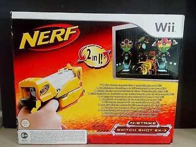 Buy N-Strike Switch Shot EX-3 Nerf For Nintendo WII Controller Gun Hasbro 2008 • 63.97£