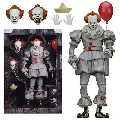 Buy New NECA 7  It Ultimate Pennywise Clown Action Figure Movie Model Doll Toys 2017 • 31.06£