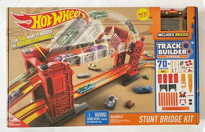 Buy New Hot Wheels Track Builder Stunt Bridge Kit Motorized Car Racing Mattel • 35.58£