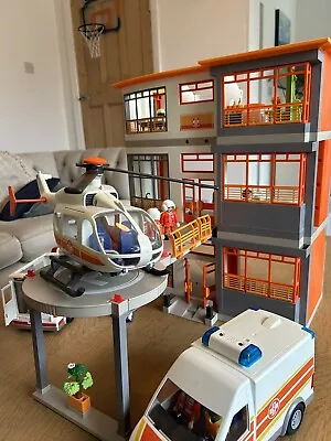 Buy Playmobil City Life Childrens Hospital Bundle - Including Ambulance & Helicopter • 40£