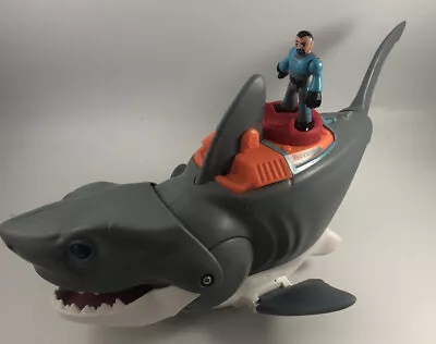 Buy Fisher-Price Imaginext Mega Bite Shark Toy Roll Along For Movement  • 5£
