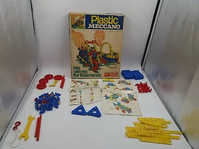 Buy Vintage Plastic Meccano Set 200 With Original Box 1970's • 4.99£