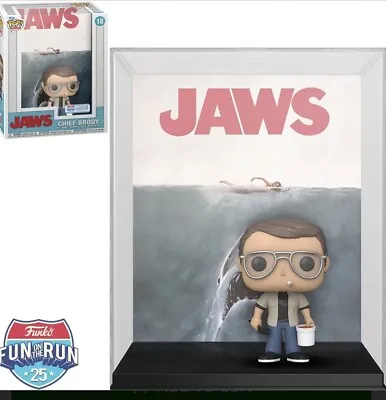 Buy Chief Brody #18 Funko Pop VHS Cover! - Jaws - Fun On The Run In Stk NOW Rare • 24.99£