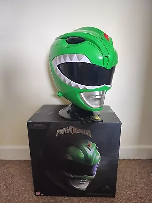 Buy Legacy Power Rangers Green Ranger Helmet 1:1 (Life Size) Scale MINT • 349.99£
