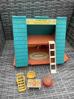 Buy Vintage 1970s Fisher Price Play Family 'A' Frame House • 17.95£
