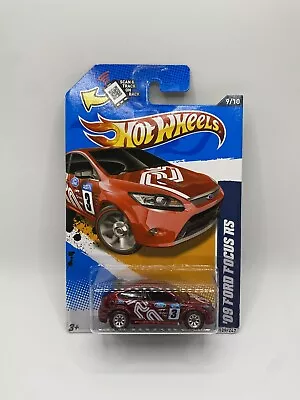 Buy 2011 Hot Wheels Ford Focus RS 09 Super Treasure Hunt 129/247 - Long Card - Rare • 40£
