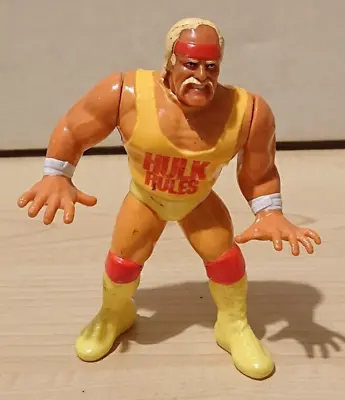 Buy WWF Hulk Hogan Action Gorilla Press Slam Vintage Figure 1990 Titan Sports Hasbro • 14.95£