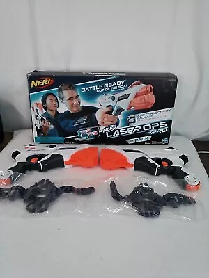 Buy Nerf Laser Ops Pro Two Pack Blasters With Armbands • 4.99£