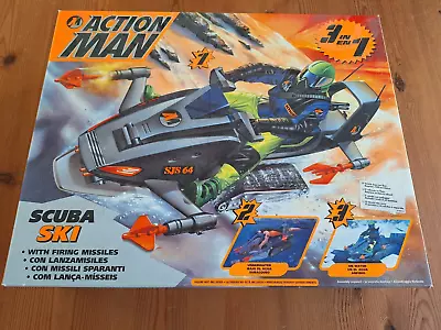 Buy Action Man Scuba Ski - 3 In 1 - With Missiles, Complete, Unused In Original Box • 60£