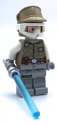 Buy LEGO Luke Skywalker (Hoth, Balaclava Head) Star Wars Minifigure W/ Lightsaber • 6.57£