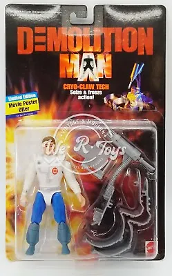 Buy Demolition Man Cryo-Claw Tech 5.5  Action Figure 1993 Mattel No. 11114-0910 NRFP • 137.65£