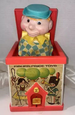 Buy Vintage Fisher Price Jack In The Box Puppet • 10.39£