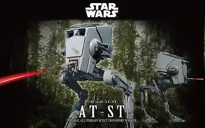 Buy BANDAI Star Wars AT-ST Imperial All Terrain Scout Transport Walker 1/48 Scale • 56.21£
