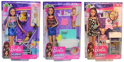 Buy Barbie Skipper Babysitter Doll, Play Set With Baby Doll And Various Accessories • 21.58£