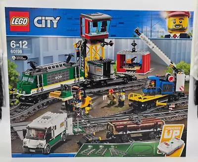 Buy LEGO City 60198 Cargo Train Set W/ Powered Up Motorised Function - New Unopened • 150£
