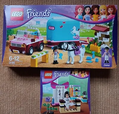 Buy Bundle LEGO Friends Emma 41002 3186 Karate Horse Trailer • 18£