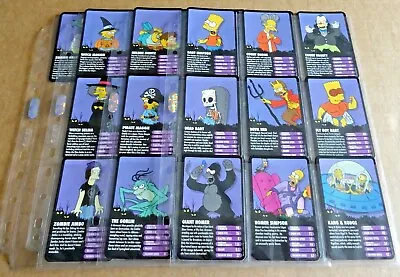 Buy Top Trumps Multi-list Of Single The Simpsons Horror Edition Single Cards One P/p • 1.25£