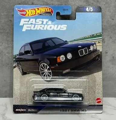 Buy Hot Wheels Premium Fast And Furious 1991 BMW M5 • 11.99£