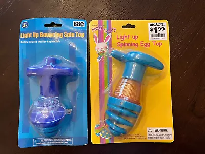 Buy Light Up SPINNING AND BOUNCING Top Lot Egg Unused New • 9.63£