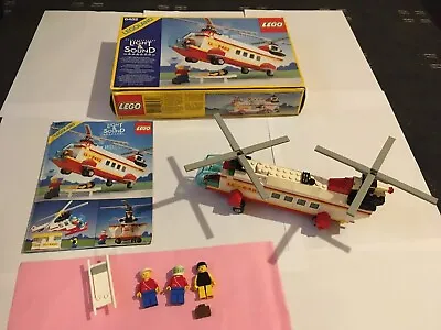 Buy Vintage Boxed Lego 6482:legoland 9v Rescue Helicopter Lights+sounds +instruction • 50£