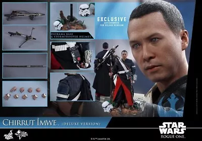 Buy Hot Toys - Star Wars - Rogue One Chirrut Imwe Deluxe MMS403 1:6 Scale Figure • 380£