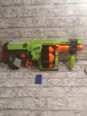 Buy NERF Zombie Strike Doominator Blaster With Bullets. TESTED AND FULLY WORKING.  • 14.99£