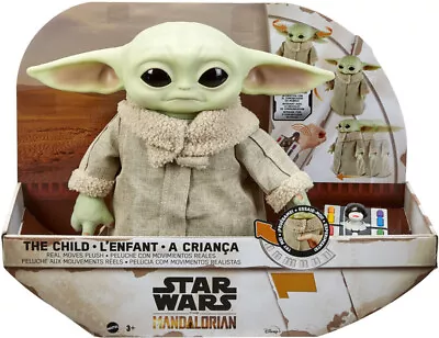 Buy Star Wars The Mandalorian The Child Baby Yoda Feature Plush, Moves And Sounds  • 49.99£