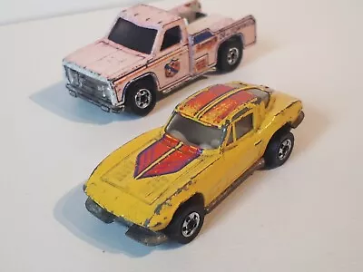 Buy Hot Wheels Corvette And A Pick-up Truck.(1974-79) • 0.99£