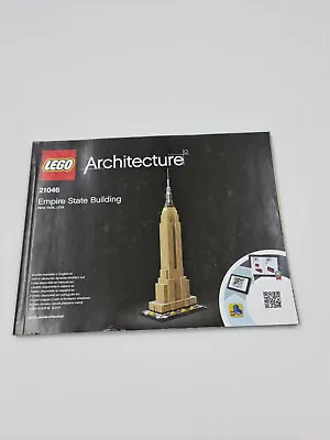 Buy Lego Architecture Empire State Building 21046 INSTRUCTIONS ONLY  NEW (F11) • 4.99£
