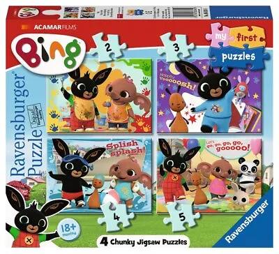 Buy Ravensburger My First Puzzles 4 Chunky Puzzles Bing It's A Bing Thing • 12.99£