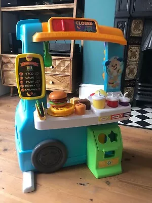 Buy Fisher Price Laugh And Learn Servin Up Fun Food Truck Interactive Learning... • 14.99£