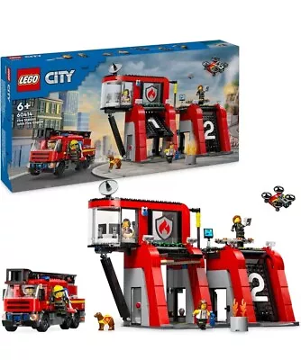 Buy LEGO City Fire Station With Fire Engine 60414 NEW 2024 • 64.99£