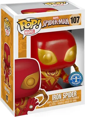 Buy Marvel Spider-Man - Iron Spider 108 Underground Toys Exclusive - Funko Pop! Viny • 63.92£
