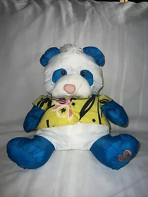 Buy Vintage Fisher Price Puffalump Wild Thing Blue And White Panda 1987 Kids Toys • 30.79£