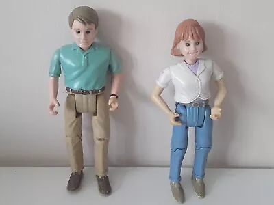 Buy Vintage Fisher Price Loving Family Figures X 2 - Mum & Dad In Good Condition. • 5£