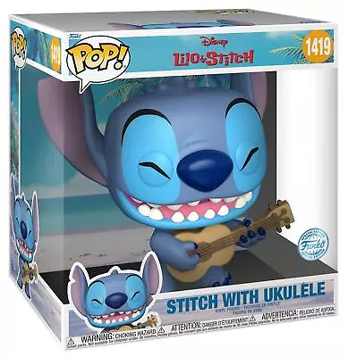 Buy Funko POP Lilo & Stitch - Stitch With Ukulele Children's Fun Collectable Figure • 35.99£