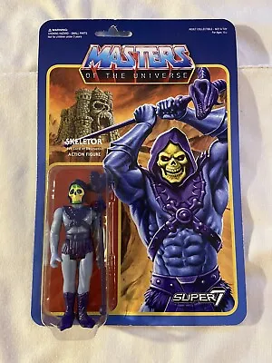 Buy Masters Of The Universe Reaction Skeletor Super7 Half Boot Variant Wave 2 • 100£