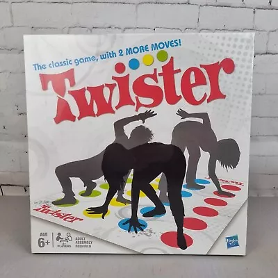 Buy Hasbro Twister The Classic Family Game With 2 More Moves Still Sealed, Brand New • 9.99£