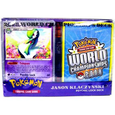 Buy 2008 Pokemon World Champ PSYCHIC LOCK Deck Jason Klaczynski For Sculpordwarf • 200£