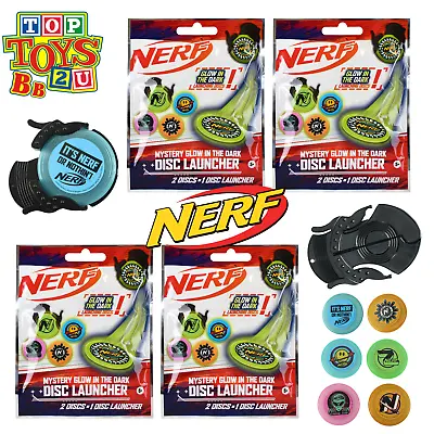 Buy Nerf - Blind Bag Party Favour Sets - Glow In The Dark Launchers - Pack Of 4 • 11.95£