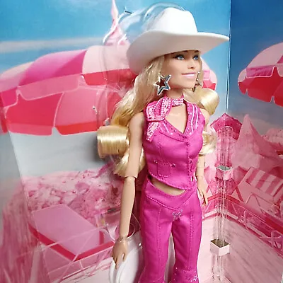 Buy Margot Robbie As Barbie Looking Stunning In Pink New Designer Jump Suit Girl Toy • 179.19£