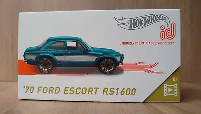 Buy Hot Wheels ID Series - '70 Ford Escort RS1600 Factory Sealed In Box Met Blue • 18.99£