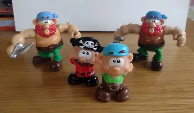 Buy 4 Vintage Keenway Toys Pirates Island Ship Action Figures Fisher Price Moveable  • 9.90£
